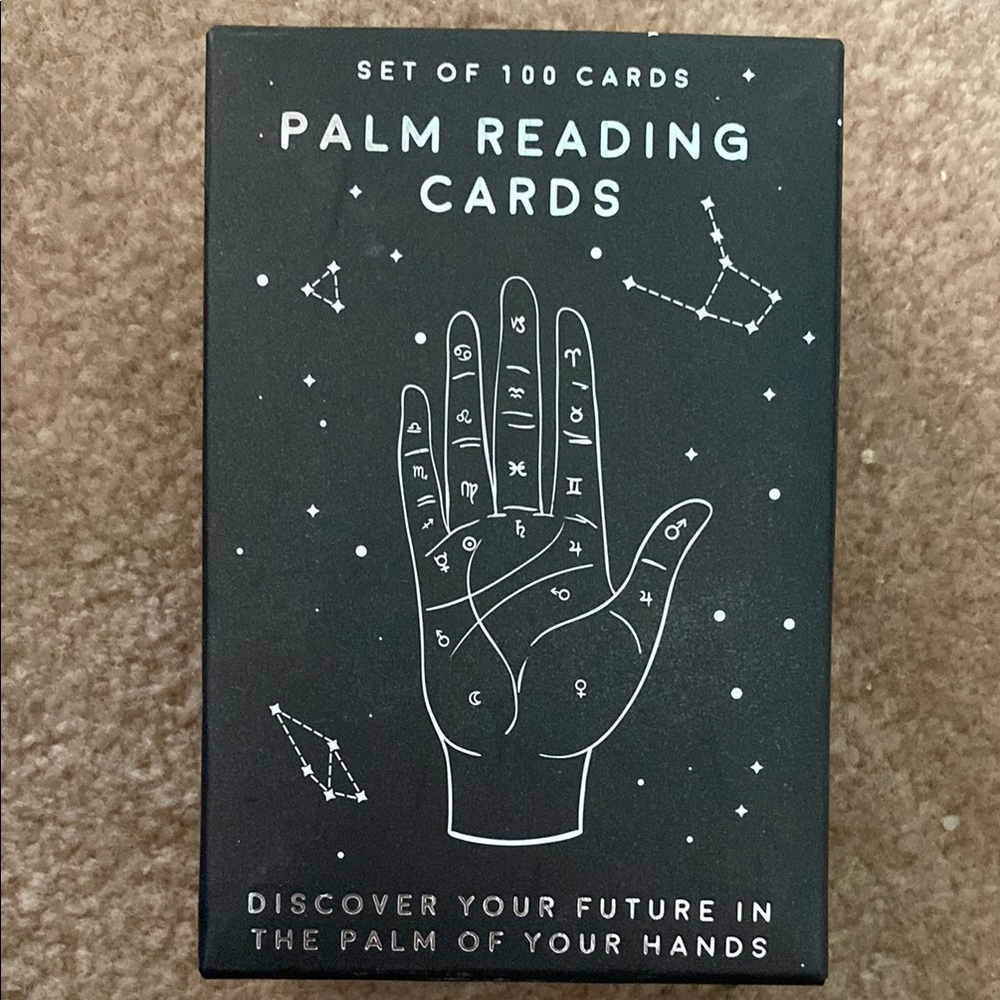 Palm Reading Cards Set